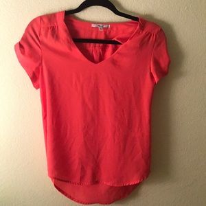 Papaya Coral Pink colored Blouse